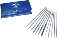 Escapement File, 12-pc SET, Cut 4 - Eagle Tool & Supply