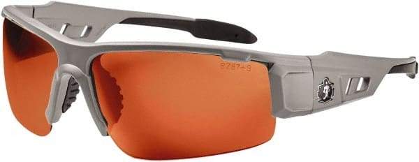 Ergodyne - Copper Lenses, Framed Polarized Glasses - Uncoated Lenses, Size Universal, Wrap Around - Eagle Tool & Supply