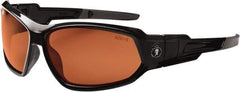 Ergodyne - Copper Lenses, Framed Polarized Glasses - Uncoated Lenses, Size Universal, Wrap Around - Eagle Tool & Supply