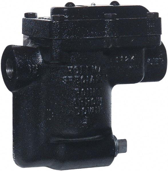 Hoffman Speciality - 2 Port, 1/2" Pipe, Stainless Steel Inverted Bucket Steam Trap - 150 Max psi - Eagle Tool & Supply