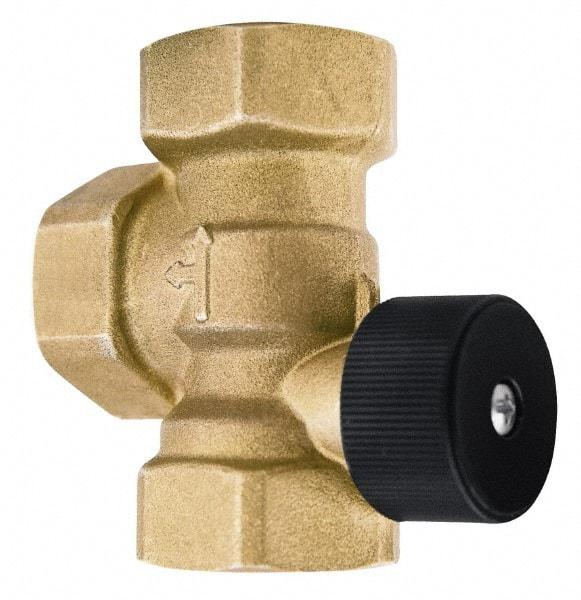 Bell & Gossett - 1-1/4" Pipe, Brass Manually Operated Plumbing Valve - Buna Seal, FNPT - Eagle Tool & Supply