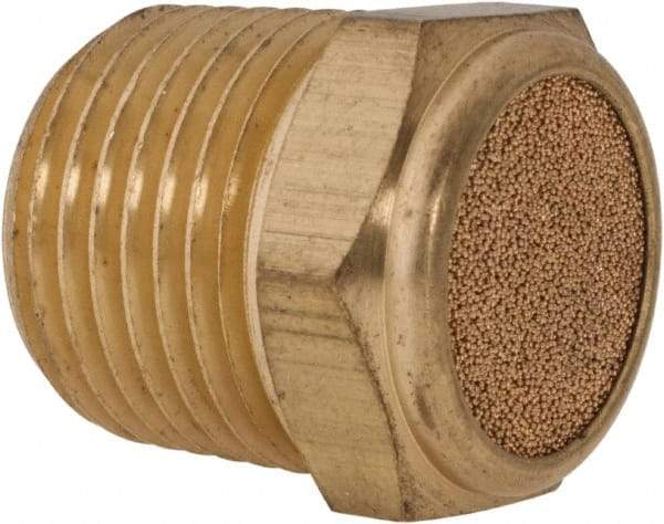 ARO/Ingersoll-Rand - 3/8 Male NPT, 11/16" Hex, 3/4" OAL, Breather Vent - 250 Max psi - Eagle Tool & Supply