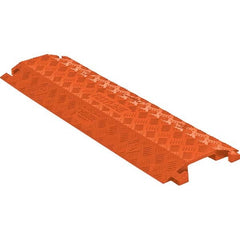 Checkers - On Floor Cable Covers Cover Material: Polyurethane Number of Channels: 1 - Eagle Tool & Supply