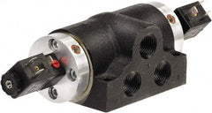 ARO/Ingersoll-Rand - 1/2" Inlet x 1/2" Outlet, Solenoid Actuator, Solenoid Return, 2 Position, Body Ported Solenoid Air Valve - 90 CFM, 24 VDC Input, 2.57 CV, 4 Way, 150 psi, 180° Max Temp, -10° Min Temp - Eagle Tool & Supply