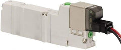 ARO/Ingersoll-Rand - Solenoid Actuator, Spring Return, 3 Position, Body Ported Solenoid Air Valve - 12 VDC Input, 0.2 CV, 4 Way, 100 psi, 122° Max Temp, 44° Min Temp - Eagle Tool & Supply