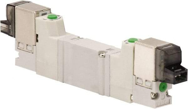ARO/Ingersoll-Rand - Solenoid Actuator, Solenoid Return, 2 Position, Body Ported Solenoid Air Valve - 24 VDC Input, 0.2 CV, 4 Way, 100 psi, 122° Max Temp, 44° Min Temp - Eagle Tool & Supply