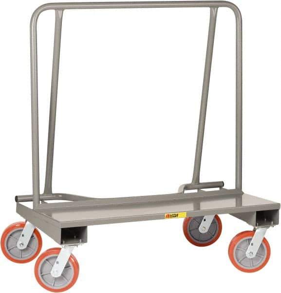 Little Giant - 2,000 Lb Capacity Steel Drywall Cart - 24" OAW, Polyurethane Casters - Eagle Tool & Supply