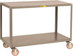 Little Giant - Mobile Table - Steel, Gray, 48" Long x 24" Deep x 34" High - Eagle Tool & Supply