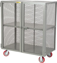 Little Giant - 2 Door, 2 Tier, Mobile Storage Locker - Eagle Tool & Supply
