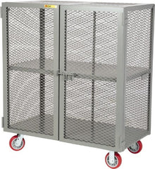 Little Giant - 2 Door, 2 Tier, Mobile Storage Locker - Eagle Tool & Supply