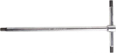 Beta - 1/4" Hex, Sliding T-Handle, Hex Key - 9-1/8" OAL, Steel, Inch System of Measurement - Eagle Tool & Supply