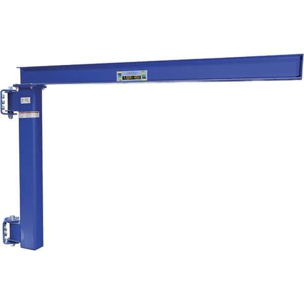 Vestil - 1,000 Lb Load Capacity, Steel Jib Crane - 8' Span - Eagle Tool & Supply