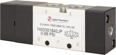 PRO-SOURCE - Specialty Air Valves Valve Type: 5-Way, 3 Position Exhaust Center Actuator Type: Pneumatic Double Acting - Eagle Tool & Supply