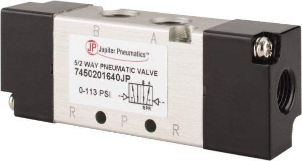 PRO-SOURCE - Specialty Air Valves Valve Type: 5-Way, 2 Position Actuator Type: Pneumatic Double Acting - Eagle Tool & Supply