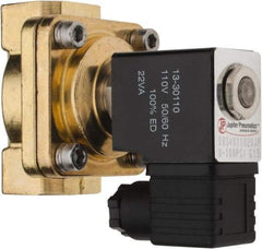 PRO-SOURCE - 3/4", 2/2 Way Stacking Solenoid Valve - 110 VAC, 8.78 CV Rate, 4.21" High x 3.54" Long - Eagle Tool & Supply