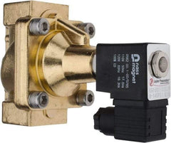 PRO-SOURCE - 1", 2/2 Way Steam Series Stacking Solenoid Valve - 110 VAC, 12 CV Rate, 4.98" High x 3.94" Long - Eagle Tool & Supply