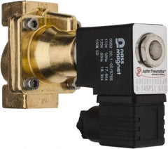 PRO-SOURCE - 1/2", 2/2 Way Steam Series Stacking Solenoid Valve - 110 VAC, 4.5 CV Rate, 4.19" High x 2.76" Long - Eagle Tool & Supply