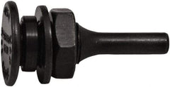 Tanis - 5/8" Arbor Hole to 1/4" Shank Diam Drive Arbor - For 3" Small Diam Wheel Brushes - Eagle Tool & Supply