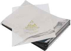 Value Collection - 8" Long x 5" Wide, 3 mil Thick, Clear Metalized Static Shield Bag - Metal-In - Eagle Tool & Supply