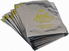 Value Collection - 5" Long x 3" Wide, 3 mil Thick, Clear Metalized Static Shield Bag - Metal-In - Eagle Tool & Supply