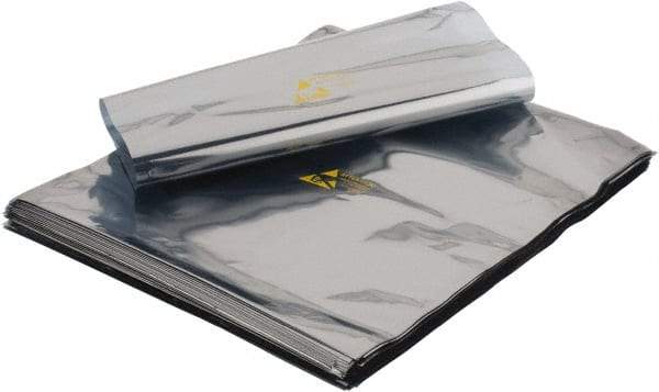 Value Collection - 18" Long x 15" Wide, 3 mil Thick, Clear Metalized Static Shield Bag - Metal-In - Eagle Tool & Supply