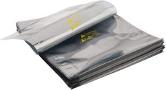 Value Collection - 12" Long x 10" Wide, 3 mil Thick, Clear Metalized Static Shield Bag - Metal-In - Eagle Tool & Supply