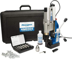 Hougen - 2" Travel, Portable Magnetic Drill Press - 250 & 450 RPM, 9 Amps, 1.5 hp, 1035 Watts - Eagle Tool & Supply