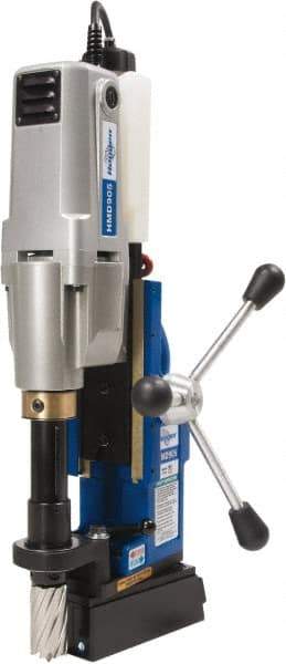 Hougen - 2" Travel, Portable Magnetic Drill Press - 250 & 450 RPM, 9 Amps, 1.5 hp, 1035 Watts - Eagle Tool & Supply