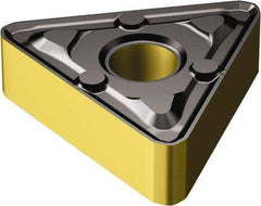 Sandvik Coromant - TNMX333 WMX Grade 4305 Carbide Turning Insert - TiCN/AI2O3/TiN Finish, 60° Triangle, 3/8" Inscr Circle, 3/16" Thick, 3/64" Corner Radius - Eagle Tool & Supply