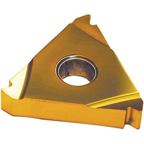 Tool-Flo - L43 External 8 API Round Laydown Threading Insert - Grade AC50D, AlTiN Coated Carbide - Eagle Tool & Supply