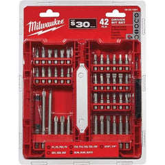 Milwaukee Tool - Power & Impact Screwdriver Bit Sets Point Type: Assorted Bit Type: Driver - Eagle Tool & Supply