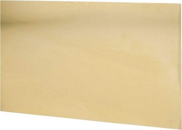 Alinabal - 2 Ft. Long x 8 Inch Wide x 0.016 Inch Thick, Shim Sheet Stock - Laminated Brass, 0.002 Inch Lamination Thickness - Eagle Tool & Supply