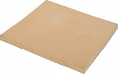 Made in USA - 24" Long, 12" Wide, Natural Gum Rubber Foam Sheet - 35 to 45 Durometer, Tan, -20 to 140°F, 3,000 psi Tensile Strength, Stock Length - Eagle Tool & Supply