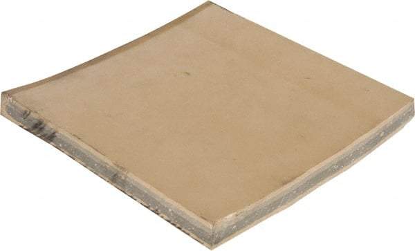 Made in USA - 12" Long, 12" Wide, Natural Gum Rubber Foam Sheet - 35 to 45 Durometer, Tan, -20 to 140°F, 3,000 psi Tensile Strength, Stock Length - Eagle Tool & Supply