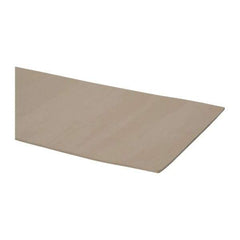 Made in USA - 24" Long, 12" Wide, Natural Gum Rubber Foam Sheet - 35 to 45 Durometer, Tan, -20 to 140°F, 3,000 psi Tensile Strength, Stock Length - Eagle Tool & Supply