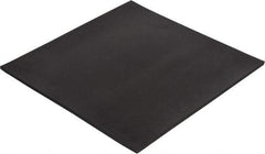 Made in USA - 12" Long, 12" Wide, Buna-N Rubber Foam Sheet - 35 to 45 Durometer, Black, -20 to 170°F, 800 psi Tensile Strength, Stock Length - Eagle Tool & Supply