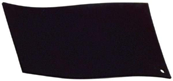 Made in USA - 24" Long, 12" Wide, Buna-N Rubber Foam Sheet - 50 to 60 Durometer, Black, -20 to 170°F, 900 psi Tensile Strength, Stock Length - Eagle Tool & Supply