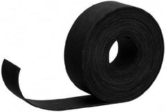 Made in USA - 3/8" Thick x 36" Wide Black Neoprene Rubber Roll - Cut to Length, Adhesive Back, 50 Shore A Durometer, 2,500 psi Tensile Strength, -20°F to 170°F - Eagle Tool & Supply