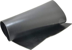 Made in USA - 24" Long, 12" Wide, Polyester-Reinforced Neoprene Rubber Foam Sheet - 50 to 60 Durometer, Black, -20 to 180°F, 1,000 psi Tensile Strength, Stock Length - Eagle Tool & Supply