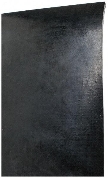 Made in USA - 48" Wide, Polyester-Reinforced Neoprene Rubber Foam Sheet - 50 to 60 Durometer, Black, -20 to 180°F, 1,000 psi Tensile Strength, Cut-to-Length - Eagle Tool & Supply