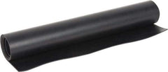 Made in USA - 24" Long, 12" Wide, Nylon-Reinforced Neoprene Rubber Foam Sheet - 65 to 75 Durometer, Black, -40 to 220°F, 1,100 psi Tensile Strength, Stock Length - Eagle Tool & Supply