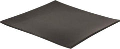 Made in USA - 12" Long, 12" Wide, Neoprene Spring Blend Rubber Foam Sheet - 65 to 75 Durometer, Black, -20 to 170°F, 1,000 psi Tensile Strength, Stock Length - Eagle Tool & Supply