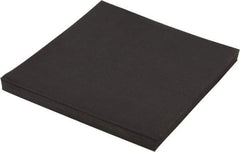 Made in USA - 12" Long, 12" Wide, Neoprene Spring Blend Rubber Foam Sheet - 65 to 75 Durometer, Black, -20 to 170°F, 1,000 psi Tensile Strength, Stock Length - Eagle Tool & Supply