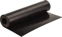 Made in USA - 36" Long, 12" Wide, Neoprene Spring Blend Rubber Foam Sheet - 65 to 75 Durometer, Black, -20 to 170°F, 1,000 psi Tensile Strength, Stock Length - Eagle Tool & Supply