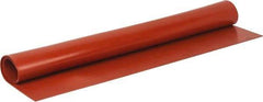 Made in USA - 36" Long, 36" Wide, Silicone Rubber Foam Sheet - 35 to 45 Durometer, Red, -60 to 500°F, 650 psi Tensile Strength, Stock Length - Eagle Tool & Supply