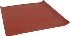 Made in USA - 36" Long, 36" Wide, Silicone Rubber Foam Sheet - 50 to 60 Durometer, Red, -60 to 500°F, 650 psi Tensile Strength, Stock Length - Eagle Tool & Supply