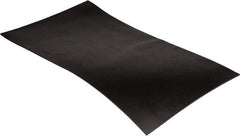 Made in USA - 24" Long, 12" Wide, EPDM Rubber Foam Sheet - 50 to 60 Durometer, Black, -40 to 240°F, 1,000 psi Tensile Strength, Stock Length - Eagle Tool & Supply