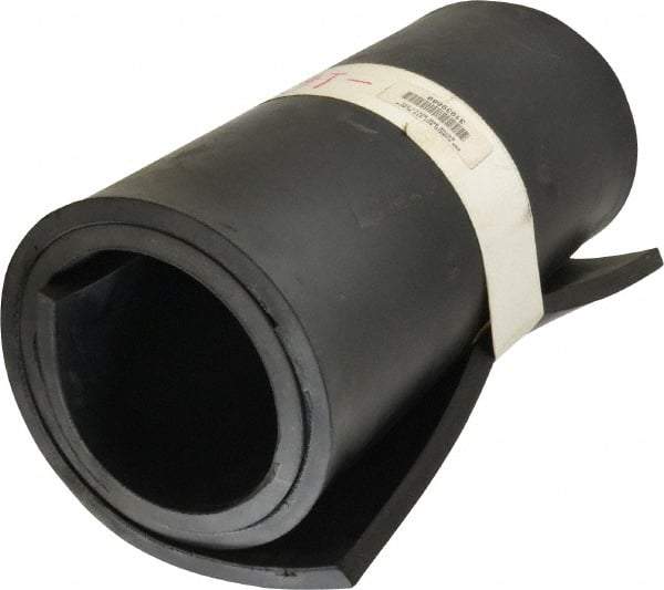 Made in USA - 36" Wide, SBR Rubber Foam Sheet - 70 to 80 Durometer, Black, -20 to 170°F, 800 psi Tensile Strength, Cut-to-Length - Eagle Tool & Supply