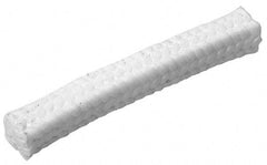 Made in USA - 5/16" x 12' Spool Length, PTFE/Sanitary Compression Packing - 1,000 Max psi, 500° F Max, White - Eagle Tool & Supply