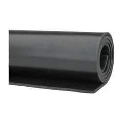 Made in USA - 36" Wide, Vinyl Rubber Foam Sheet - 60 to 70 Durometer, Black, 20 to 160°F, 1,000 psi Tensile Strength, Cut-to-Length - Eagle Tool & Supply